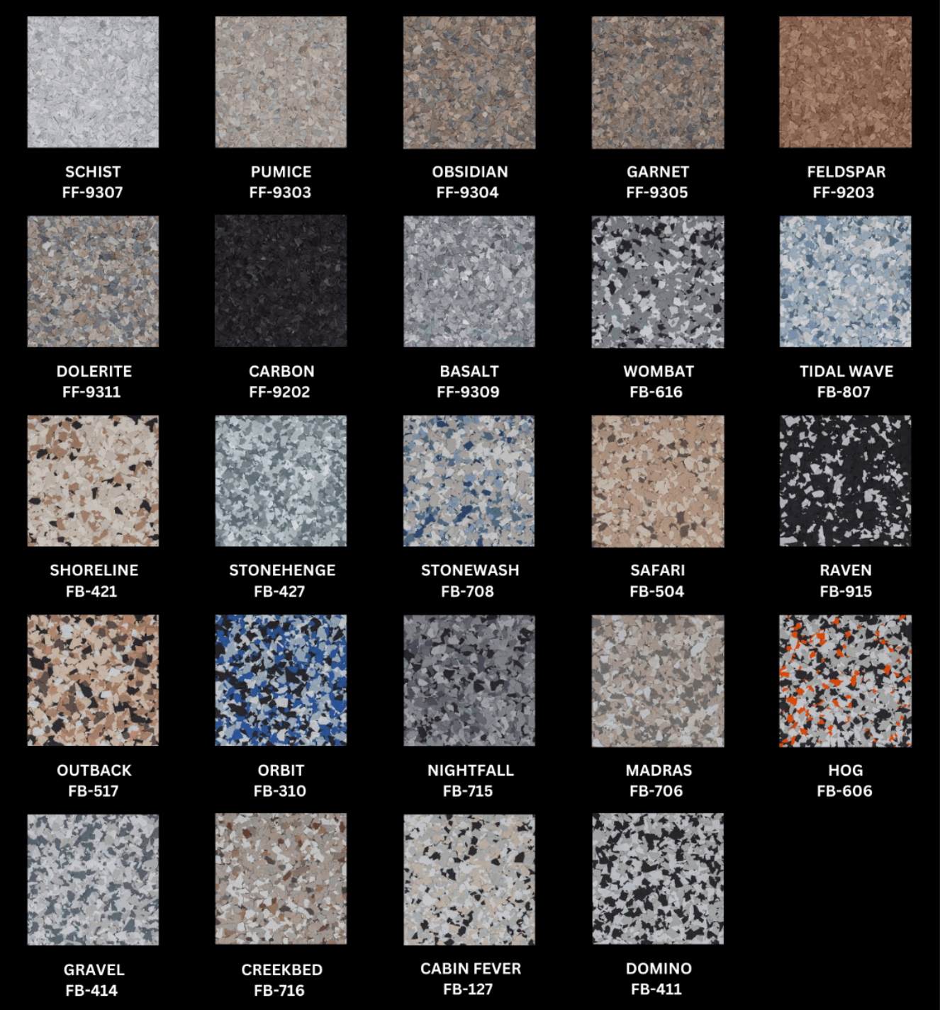 Decorative Flake Systems